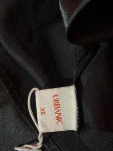 Black Satin Skirt URBANIC