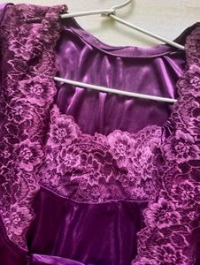 Elegant Purple Nightsuit