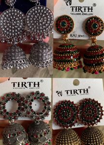 4 earrings