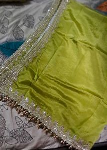 Olive Green Embellished Salwar Kameez