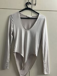 H&M Nude Pink Shimmery Bodysuit