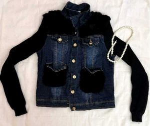 Fur Denim Jacket