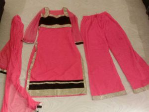 Peach Colour Palazzo Set