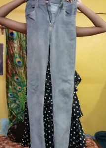Grey Denim Jeans