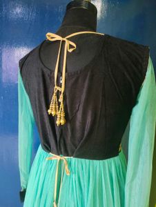 Anarkali With Dupatta And Churidaar.