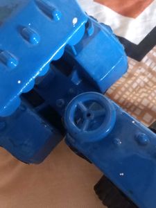 Classic Blue Toy Tractor