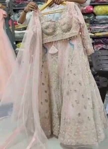 Very Heavy Engagement Lehenga Choli