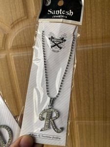 Initial Letter Pendant Necklace