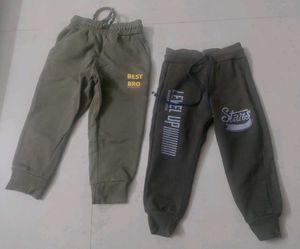 Boys Graphic Print Joggers - 2 Pack