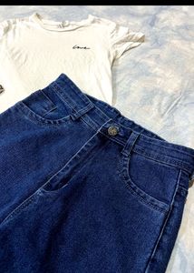 Dark Blue Denims Jeans Women