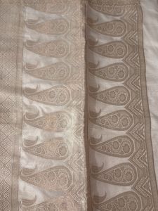White Dyeable Banarasi Saree