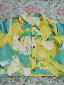 Tie-Dye Denim Jacket