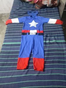Captain America Dress For Little Boy