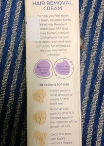 Sanfe Bikini Line Hair Removal Cream