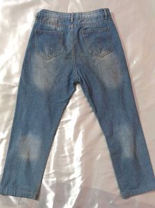 Classic Blue High Rise Denim Jeans
