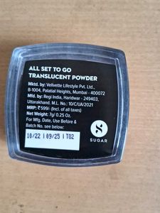 SUGAR Translucent Powder