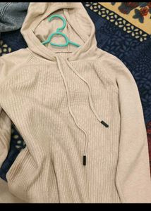 Beige Quarter Zip Pullover