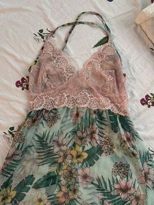 Purple Lace Nightgown