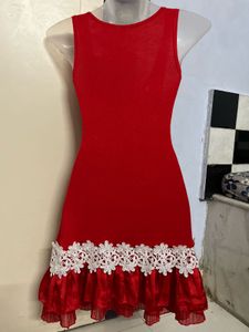 Pintrest Red Sleeveless Dress