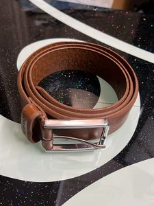 Premium Brown Leather Belt From Spain