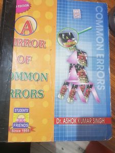 A Mirror Of Common Errors Book English Grammar