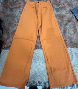 H&M straight wide leg jeans