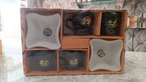 Mugs and Saucers Set