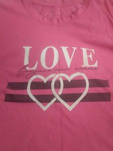 Pink LOVE Graphic Tee