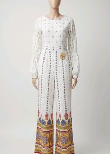 Pannkh Print Jumpsuit(XS)