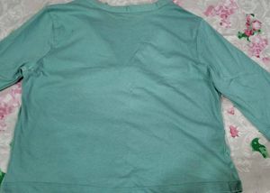 Teal Casual Top