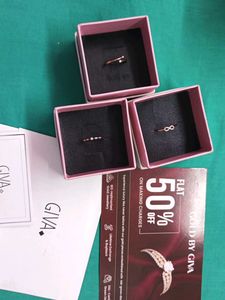 Giva Ring Combo Of 3 Fixed Price ✨✨✅