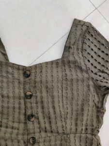 Button-Down Mini Dress