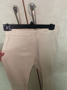 H&amp;m Ribbed Cotton Trousers