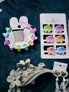 Bundle of Assorted Hair Accessories &amp; Jewel