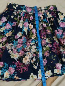 Floral Print Skirt