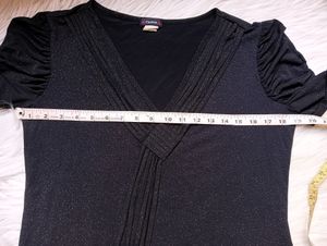 Black Shimmer Top💫✨😎