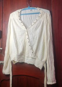 Elegant Wrap Top