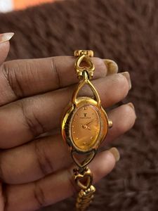 Vintage Heart Link Watch