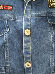 Denim Vest with Patches