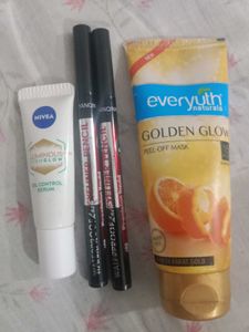 Skincare Bundle: Nivea, Everyuth, & Eyeliner
