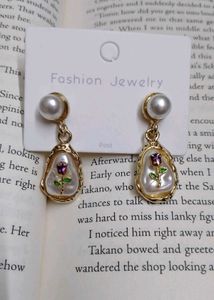 Oil Painting Earrings