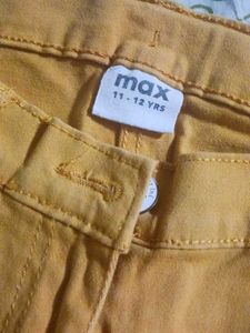 Mustard Yellow Denim Jeans