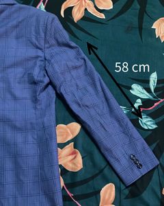 Blue Plaid Blazer - Stylish &amp; Modern for men and g