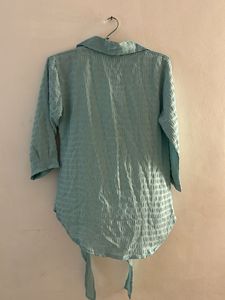 Cute Blue Jacket with attached top