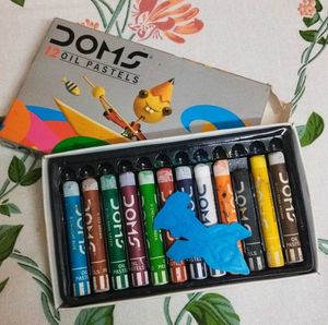 DOMS Wax Crayons and Oil Pastels