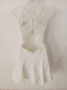 PERFECT EVENING IVORY SKATER DRESS