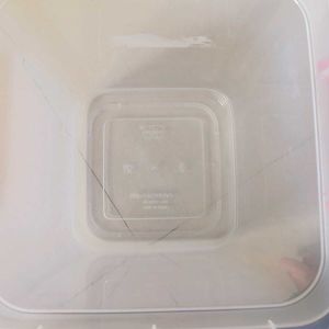 Red Top Storage Container