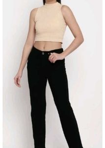 Stylish Sleeveless Crop Top