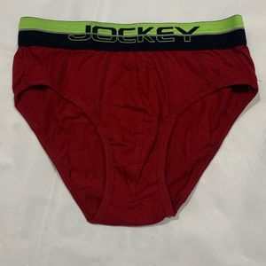 Jockey Men’s Brief – Size L (99-95 cm Maroon