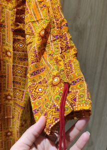 Orange Traditional Kurti